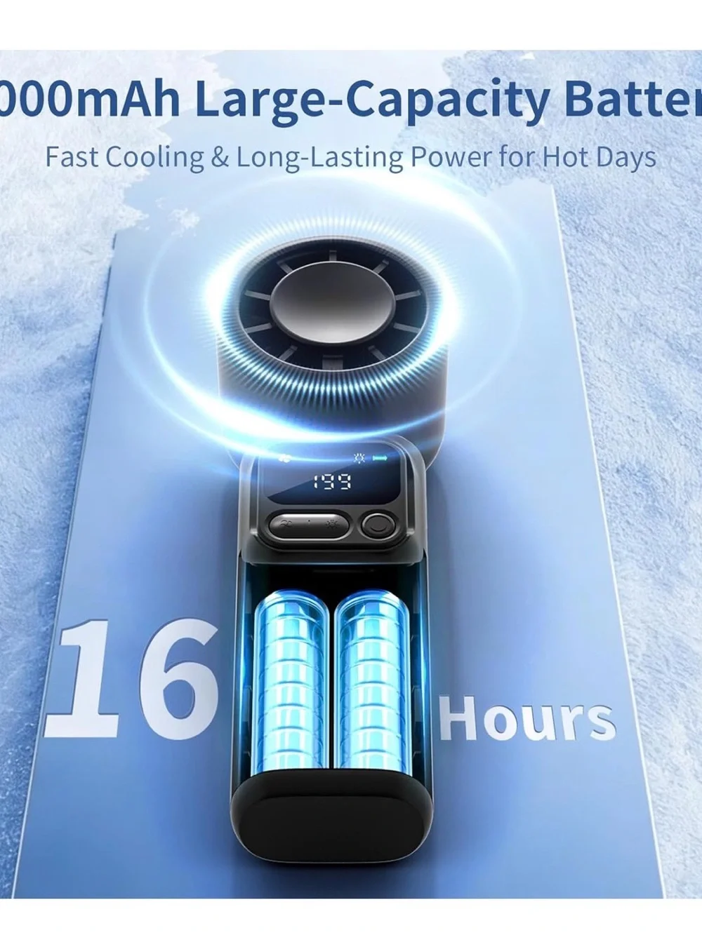 New Portable Foldable Fan - Picture 4 of 8